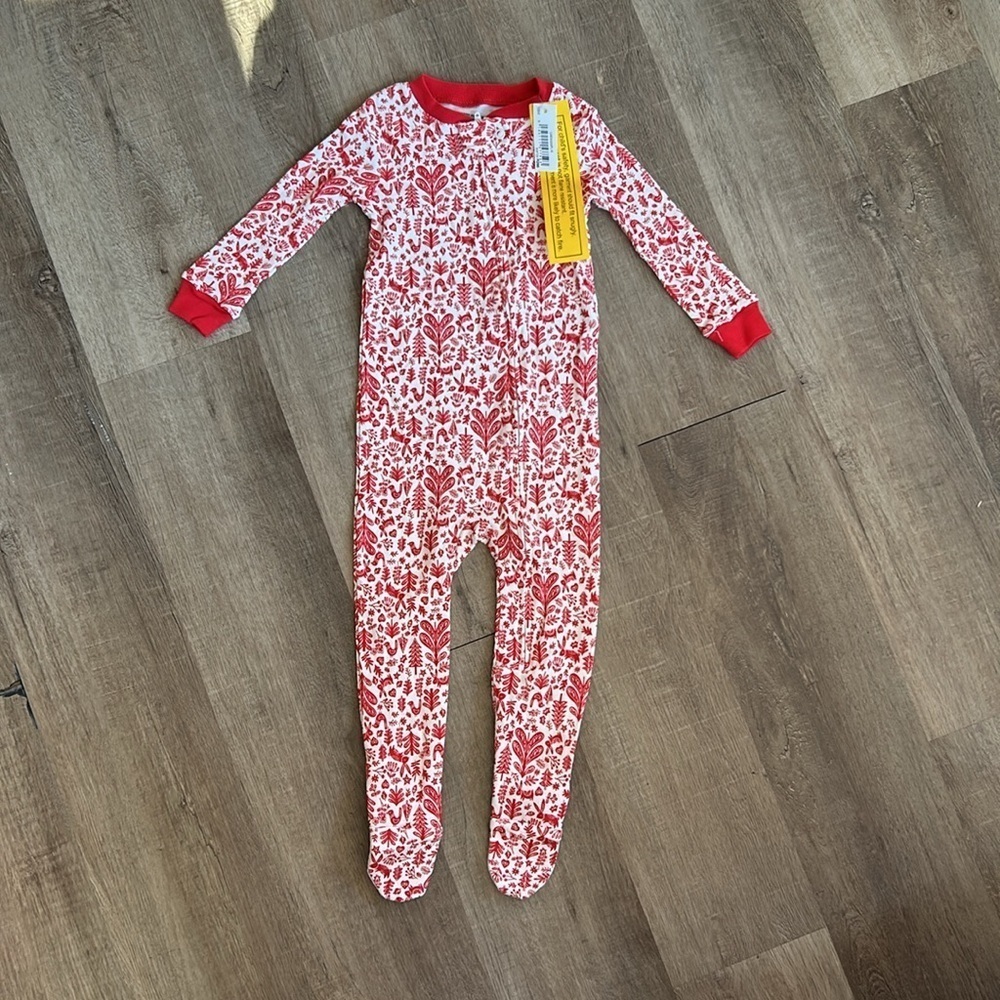 Footie pajamas 18 month one piece zippered baby boy or girl